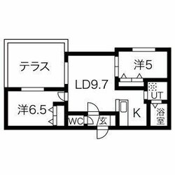 パレス札幌１の物件間取画像